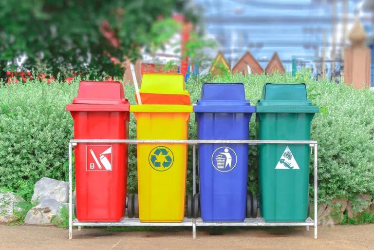 Lixeiras de reciclagem